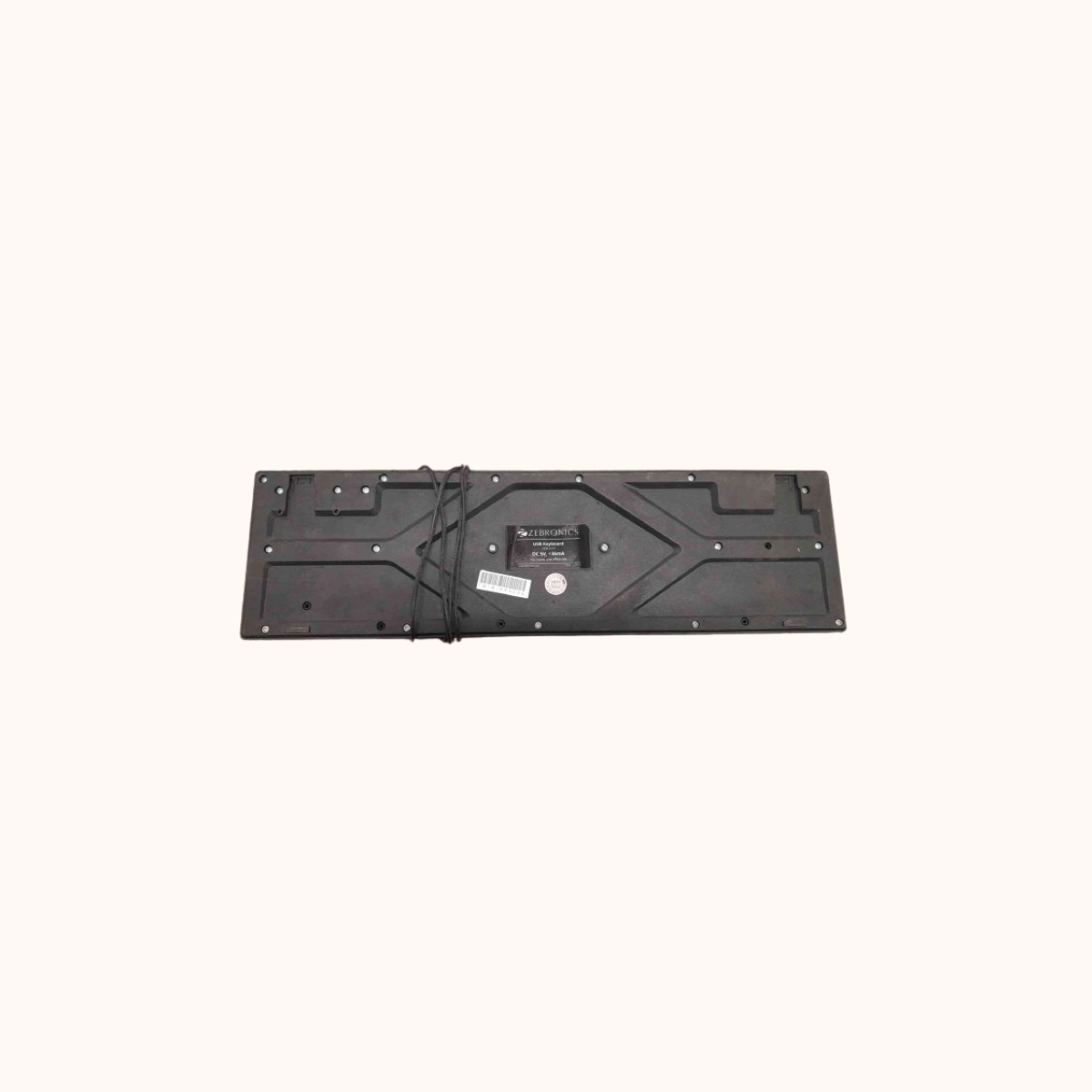 Refurbished ZEBRONICS Wired USB Desktop Keyboard (Zeb-K25)