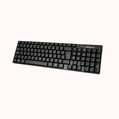 Refurbished ZEBRONICS Wired USB Desktop Keyboard (Zeb-K25)