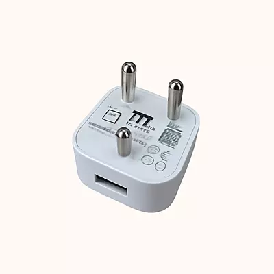 Refurbished ZTE 10 W Wall Charger for Mobile with Detachable Cable NU-A5010A-I
