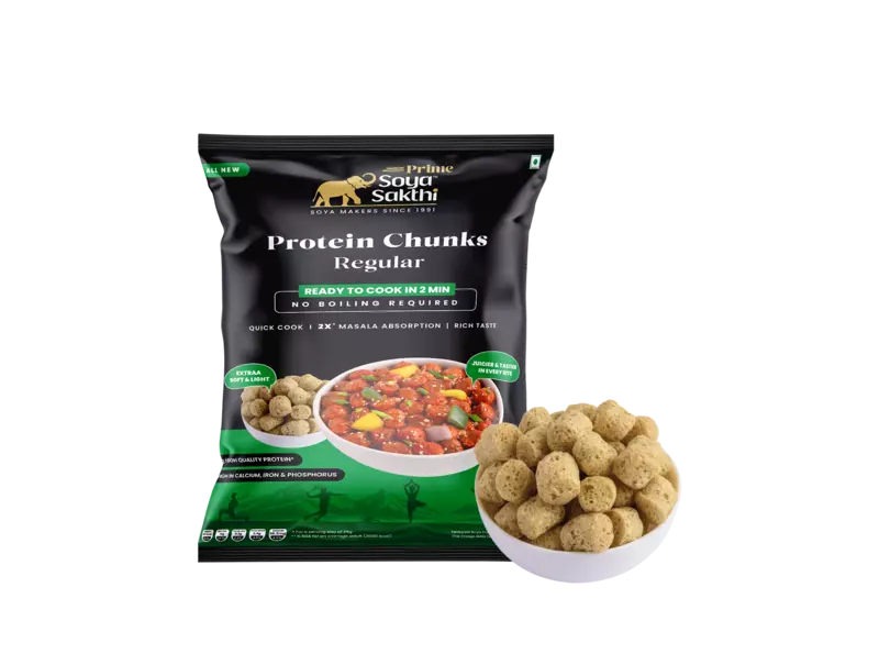 Soya Sakthi Prime Protein Chunks Regular-100g