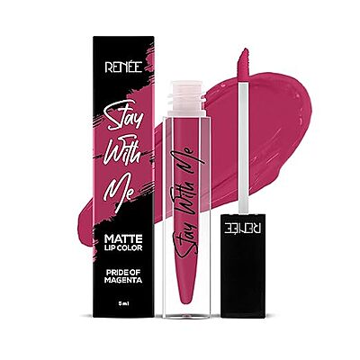 RENEE Stay With Me Matte Lipstick l Transfer Proof, Smudge & Waterproof | Long Stay | Matte Finish
