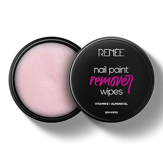 RENEE Nail Paint Remover Wipes, Easy & Hassle Free Nail Polish Removal