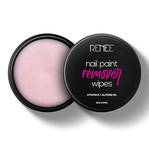 RENEE Nail Paint Remover Wipes, Easy & Hassle Free Nail Polish Removal