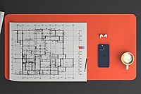 Scarters Reversible Deskspread 90×45cm | Dual-Tone PU Leather Desk Mat | Anti-Slip, Water-Resistant Desk Pad for Office & Home Scarters Reversible Deskspread 90×45cm | Dual-Tone PU Leather Desk Mat | Anti-Slip, Water-Resistant Desk Pad for Office & Home