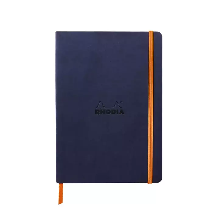 Rhodia Rhodiarama Softcover Notebook A5 Midnight DOT GRID Rhodia Rhodiarama Softcover Notebook A5 Midnight DOT GRID