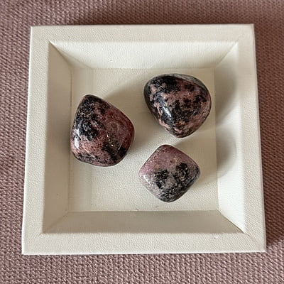 Rhodonite Tumbles