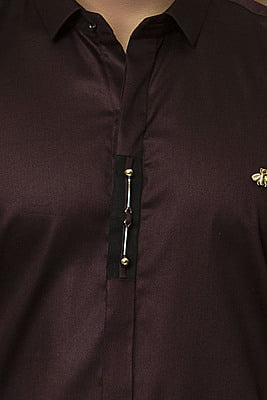 Rich Maroon Plain Shirts Rich Maroon Plain Shirts