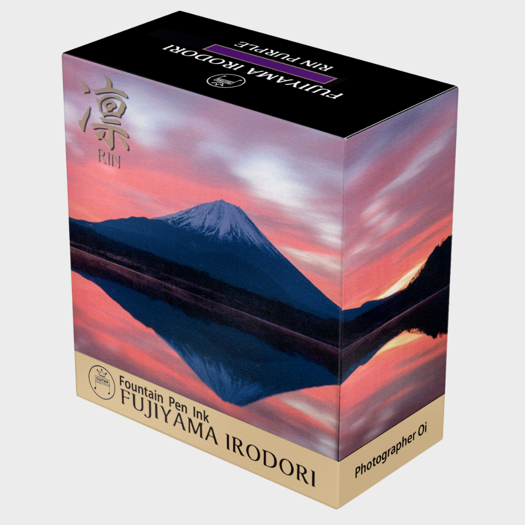 Teranishi Chemical | Ink | 12ml | Guitar | Fujiyama Irodori | For Fountain Pen | Rin Purple