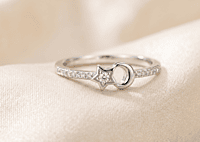 925 Sterling Silver Celestial Serenade Ring