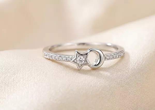 925 Sterling Silver Celestial Serenade Ring