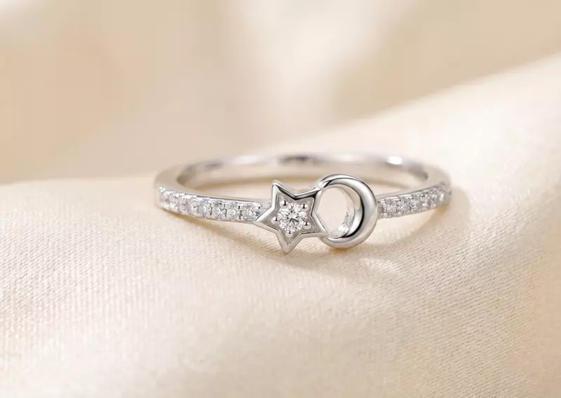 925 Sterling Silver Celestial Serenade Ring