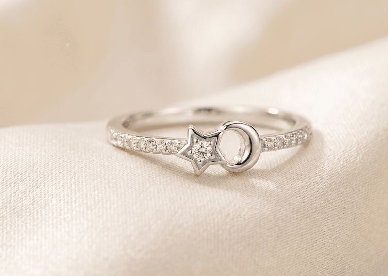 925 Sterling Silver Celestial Serenade Ring