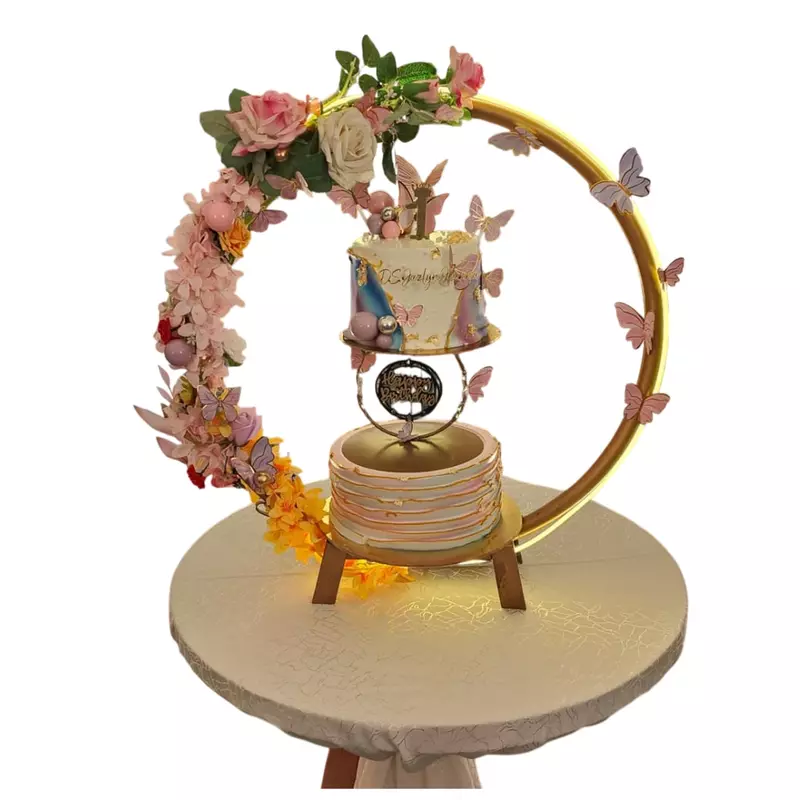 Ring With Spacer 2 Tier Cake