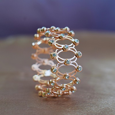 Magic Ring cum Bracelet | 92.5 Rose Silver Magic Ring cum Bracelet | 92.5 Rose Silver