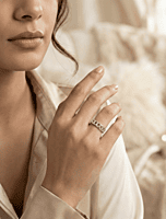 925 silver chain link ring