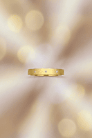 18 kt gold solid matte band