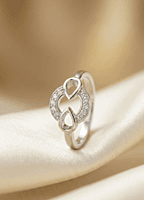 925 Silver Circle Of Infinity Ring