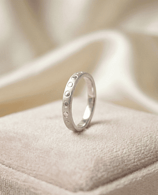 925 Silver Orbit Men's Band