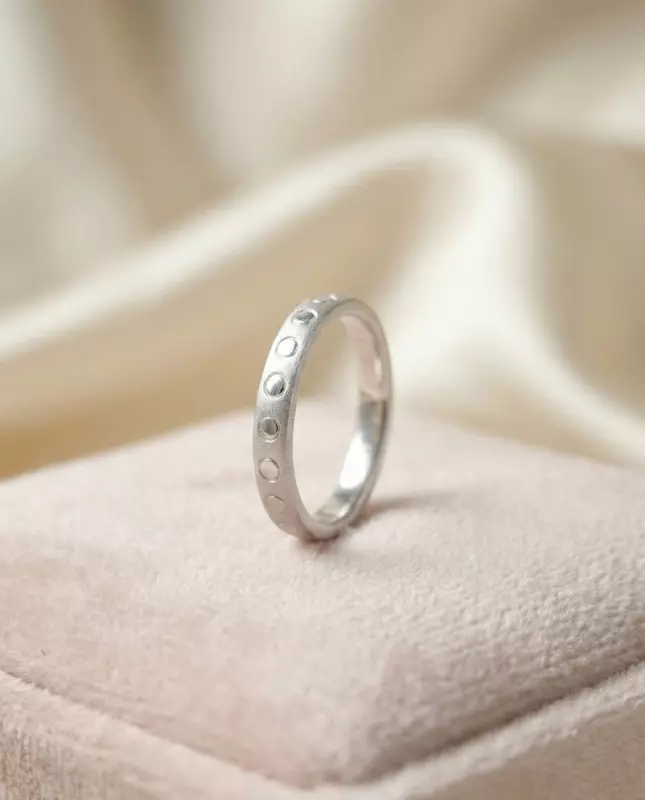 925 Silver Orbit Men's Band
