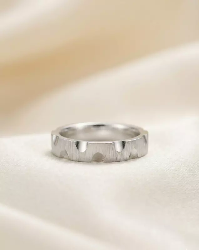 925 Silver Lunar Horizon Unisex Band