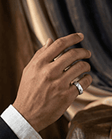 925 Silver Lunar Horizon Unisex Band