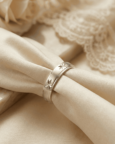 925 Silver Celestial Path Men's Band