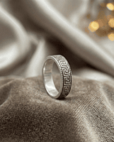 925 Silver Men's Labyrinth Band