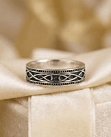 925 Silver Men's Cipher Band