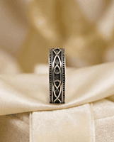 925 Silver Men's Cipher Band