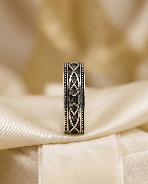 925 Silver Men's Cipher Band