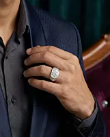 925 Silver Celestial Guardian Signet Ring