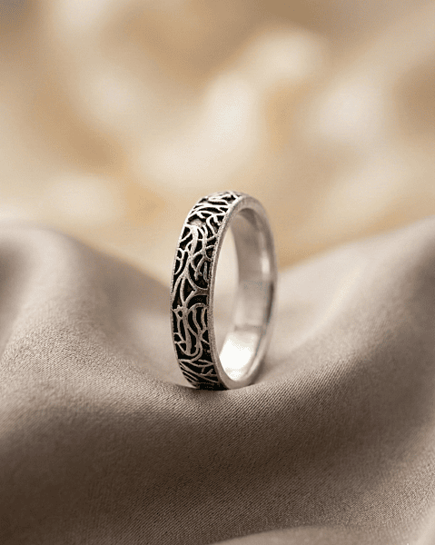 925 Streling Silver Vine Band
