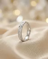 925 Silver Ribbed Men's Band