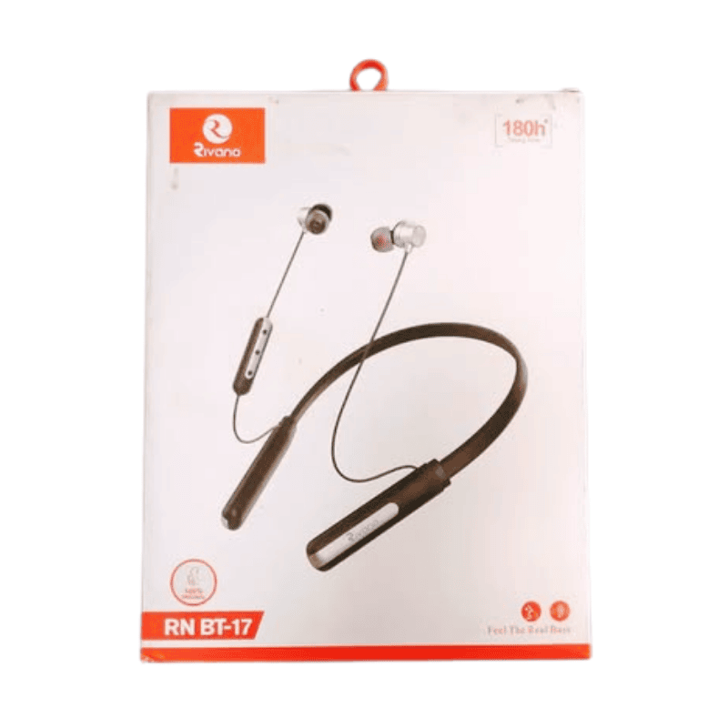 Rivano RN BT 17 Bluetooth Neckband – Wireless Audio | Comfortable Fit | Music & Calls