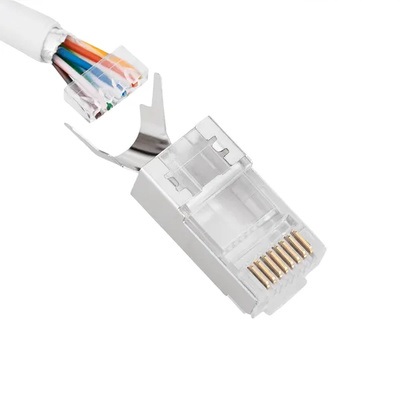 RJ45 Cat7 Plug Pack 100pcs – Boost Your Network, Order Now!