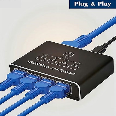 Rj45 Gigabit Network Splitter Rj45 Gigabit Network Splitter