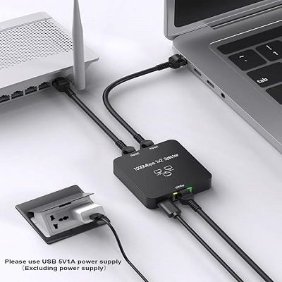 Rj45 Gigabit Network Splitter Rj45 Gigabit Network Splitter