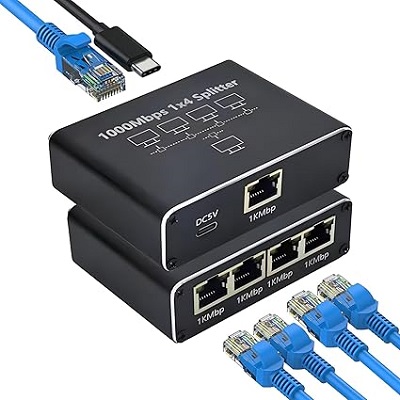 Rj45 Gigabit Network Splitter Rj45 Gigabit Network Splitter