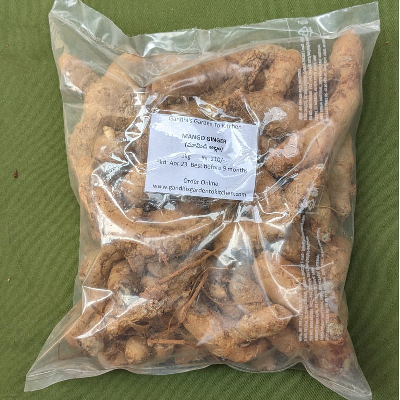 1kg Mango Ginger (Curcuma Amada /Amba Haldi) Fresh Root-bulb/Seeds for Growing