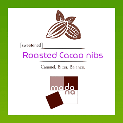 Roasted Cacao Nibs (Sweetened)
