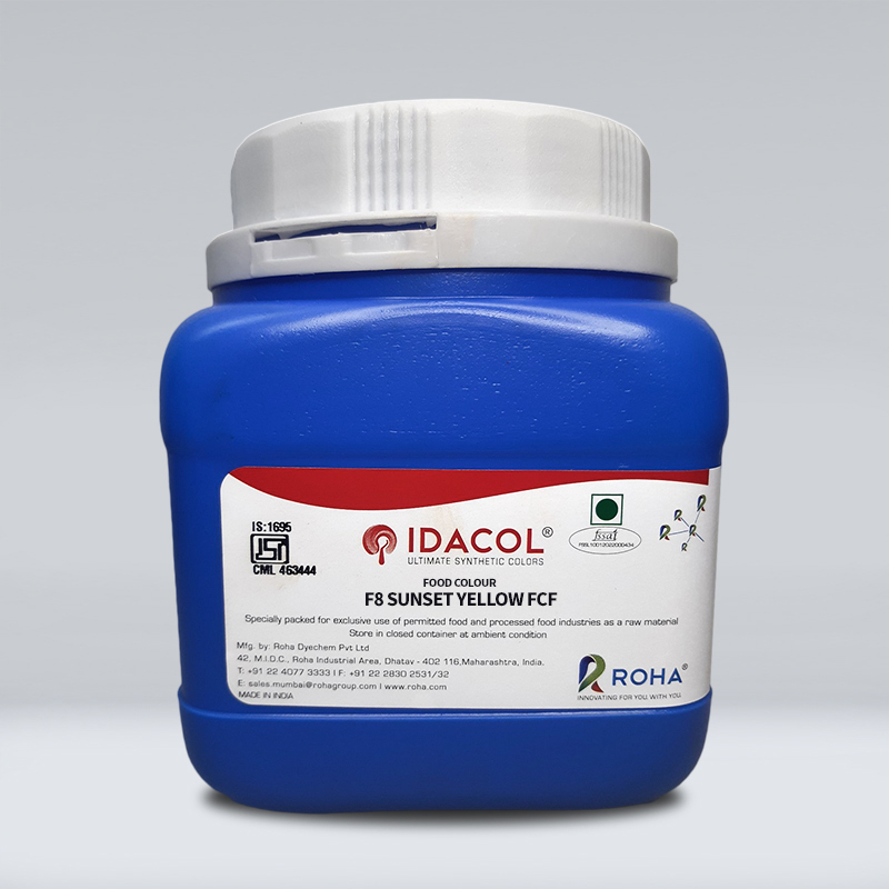 IDACOL – Sunset Yellow FCF Food Colour – F8