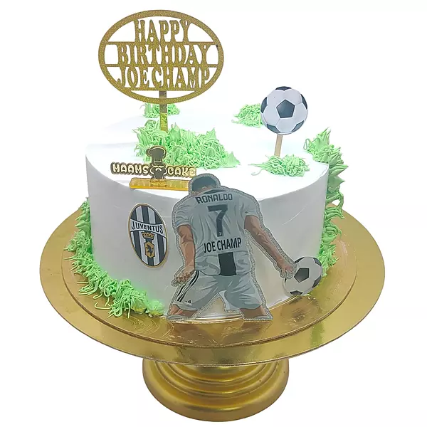 Ronaldo-Themed Birthday Cake
