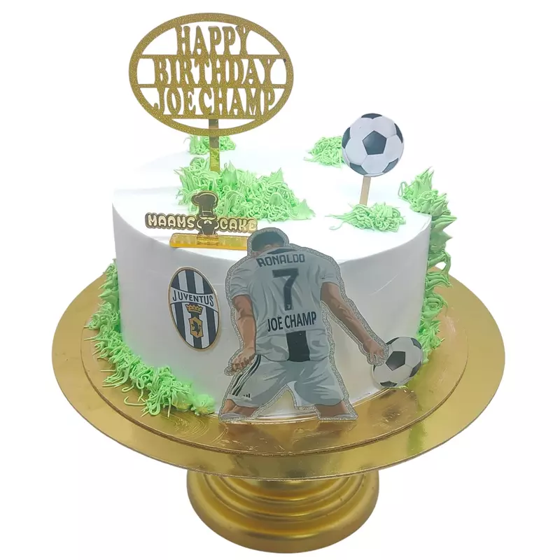 Ronaldo-Themed Birthday Cake