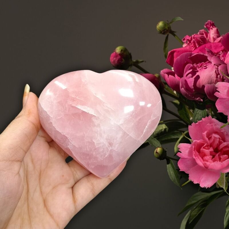 Rose Quartz Heart
