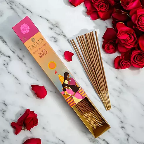 Tattva ROSE INDICA Incense Sticks (40 Sticks)