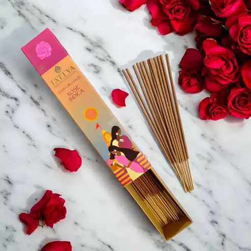 Tattva ROSE INDICA Incense Sticks (40 Sticks)
