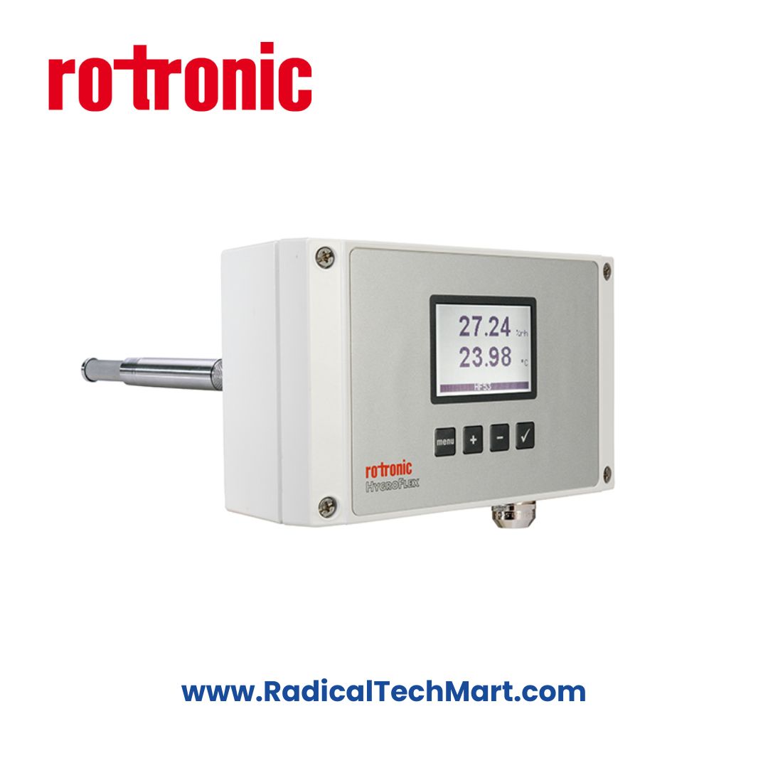 Rotronic HF5 Aluminum Wall & Duct Humidity Transmitter