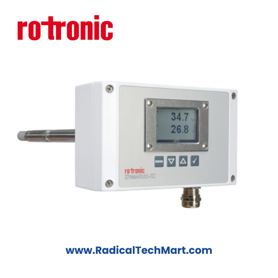 Rotronic HF5-EX Series Humidity and Temperature Transmitter with Display