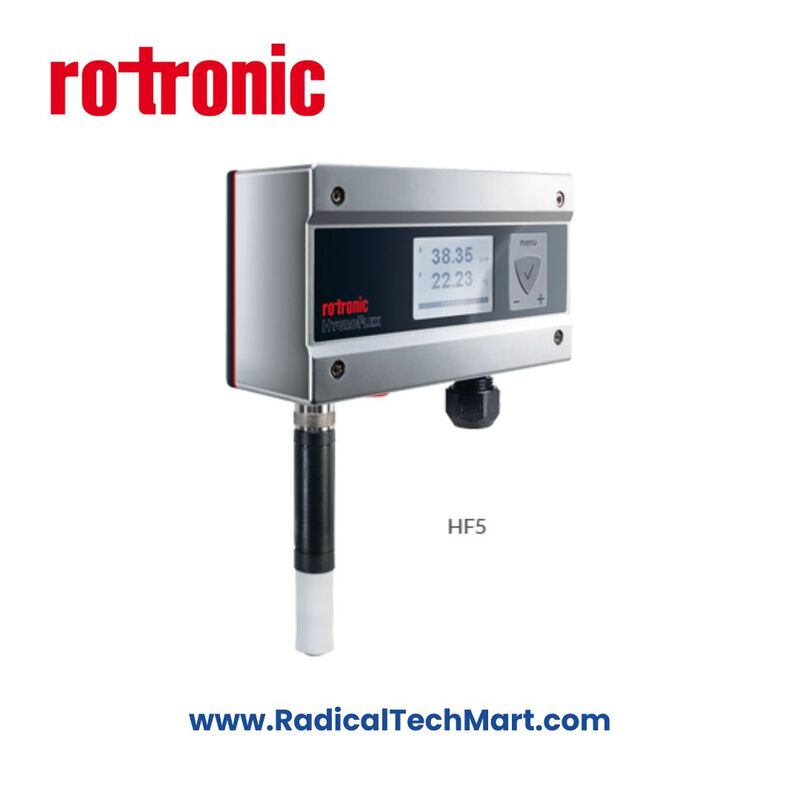 Rotronic HF5 Series Humidity and Temperature Transmitter – Wall/Duct Mount
