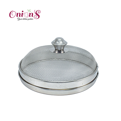Onions Stainless Steel Fruit and Vegitable Basket with Lid Suitable for Dining Table Decor